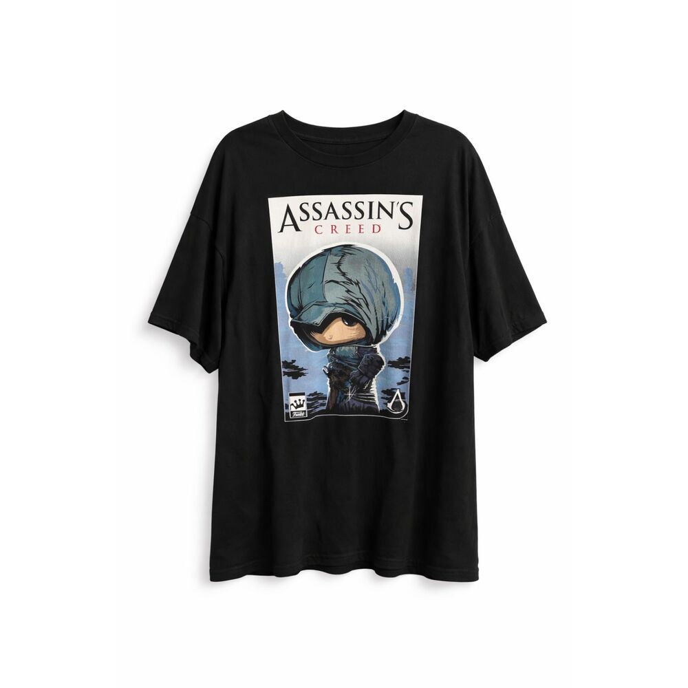Assassin’s Creed x Funko Pop Graphic T-Shirt 3XLT Black Gamer Tee
